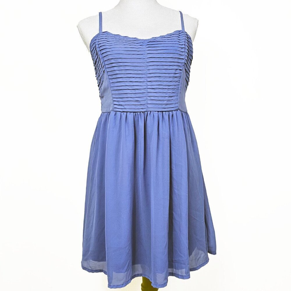 Bar III Sheer Blue/Purple Dress